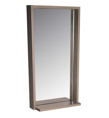 Fresca Allier 16" Gray Oak Mirror with Shelf