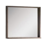 Fresca Allier 30" Gray Oak Mirror with Shelf