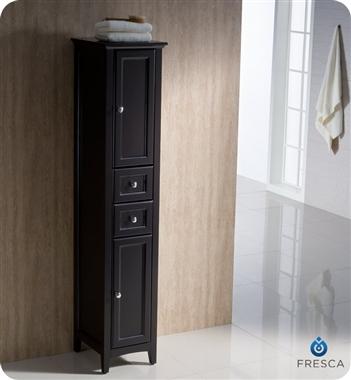 Fresca Oxford Espresso Tall Bathroom Linen Cabinet