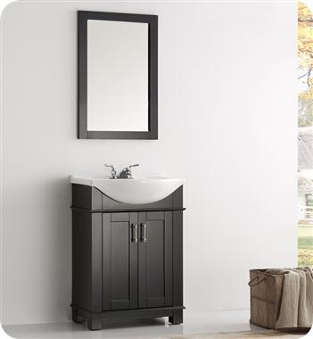 Fresca Hartford 24" Black Traditional Bathroom Vanity