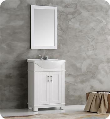 Fresca Hartford 24" White Traditional Bathroom Vanity