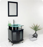 Fresca Contento 24" Espresso Modern Bathroom Vanity w/ Mirror