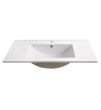 Fresca Torino 30" White Integrated Sink / Countertop