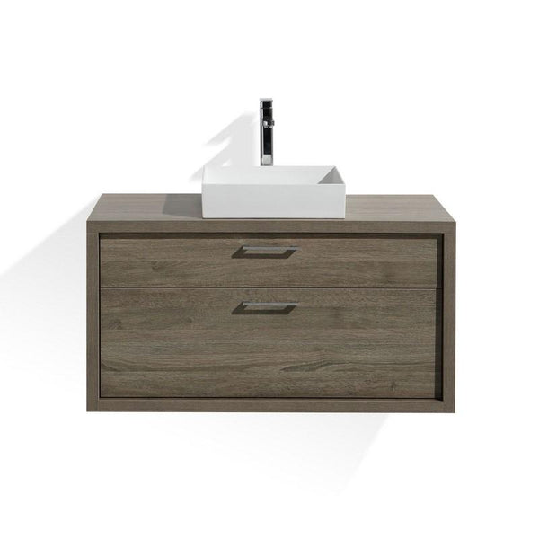 Tucci 42" Havana OakModern Bathroom Vanity by Kube Bath