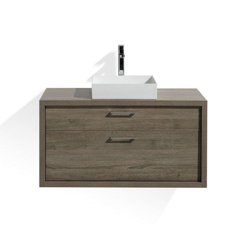 Tucci 42" Havana OakModern Bathroom Vanity by Kube Bath