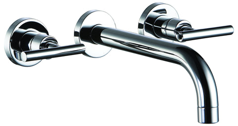 Dawn? Wall Mounted Double-handle Concealed Washbasin Mixer, Chrome 
