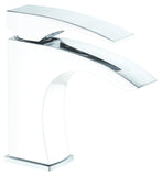 Dawn? Single-lever lavatory faucet, Chrome & White (Standard pull-up drain with lift rod D90 0010C included)