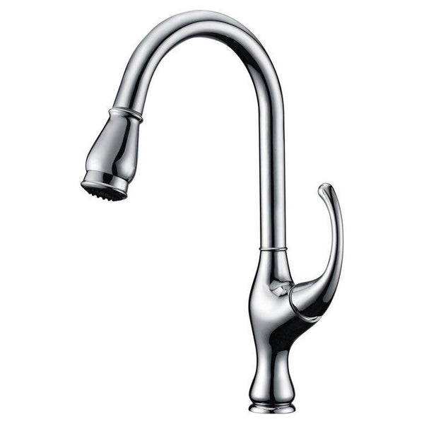 Dawn? Single-lever pull-out kitchen faucet, Chrome