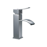 Dawn? Single-lever square lavatory faucet, Chrome (Standard pull-up drain with lift rod D90 0010C included) 
