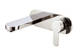 Dawn? Wall Mounted Single-lever Concealed Washbasin Mixer, Brushed Nickel
